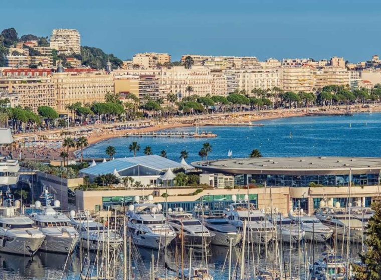 Photo de la croisette à Cannes